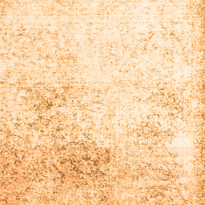 Serging Thickness of Persian Orange Traditional Rug, tr3417org