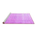 Sideview of Machine Washable Persian Purple Traditional Area Rugs, wshtr3418pur