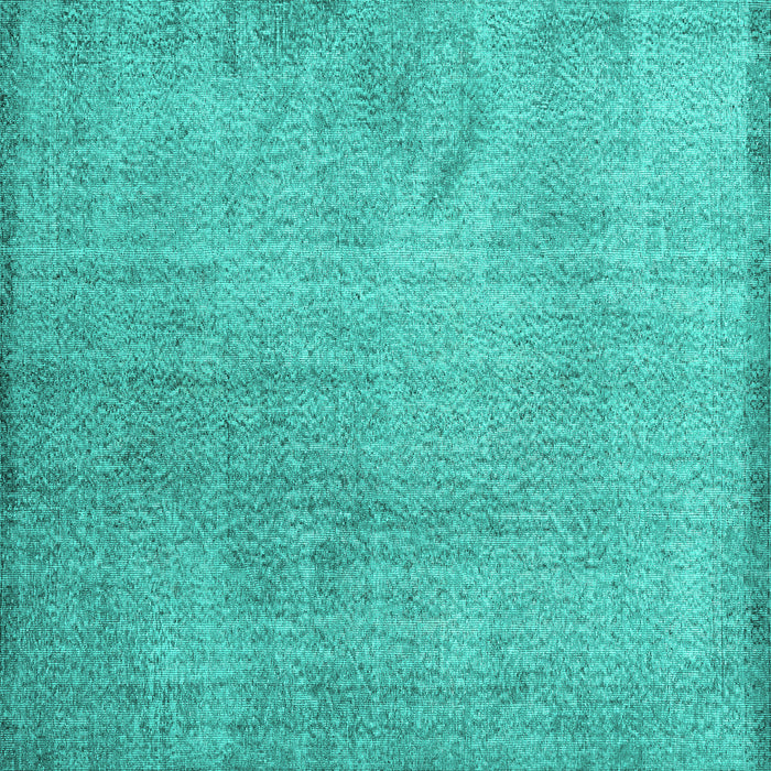 Square Machine Washable Persian Turquoise Traditional Area Rugs, wshtr3419turq