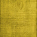 Square Persian Yellow Traditional Rug, tr3419yw