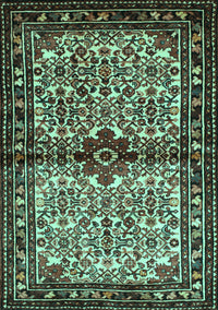 Persian Turquoise Traditional Rug, tr341turq