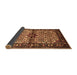 Sideview of Persian Brown Traditional Rug, tr341brn