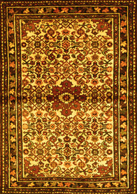 Persian Yellow Traditional Rug, tr341yw