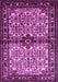 Machine Washable Persian Purple Traditional Area Rugs, wshtr341pur