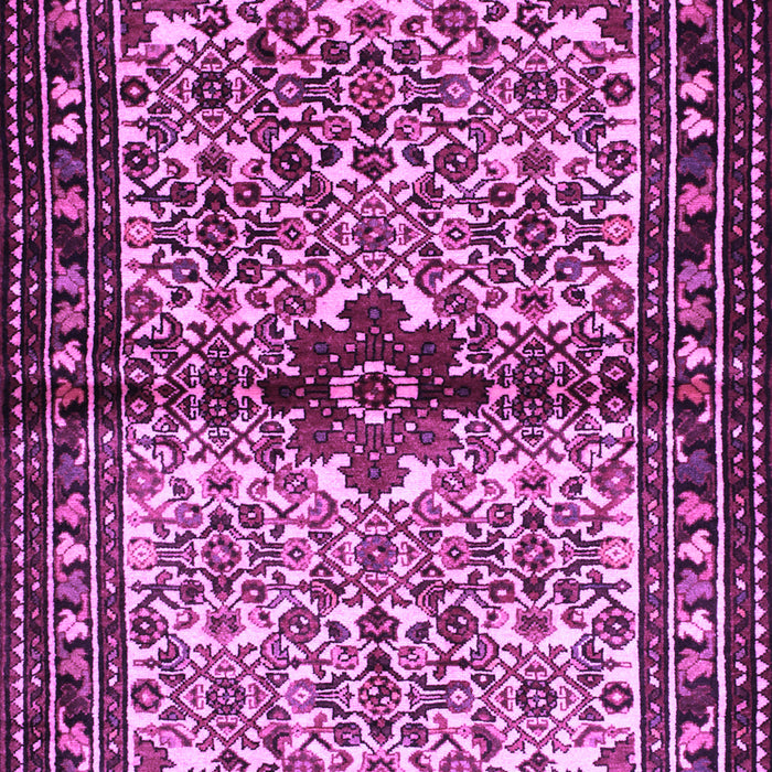 Machine Washable Persian Purple Traditional Area Rugs, wshtr341pur