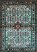 Machine Washable Persian Light Blue Traditional Rug, wshtr341lblu