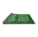 Sideview of Persian Emerald Green Traditional Rug, tr341emgrn