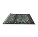 Sideview of Machine Washable Persian Light Blue Traditional Rug, wshtr341lblu