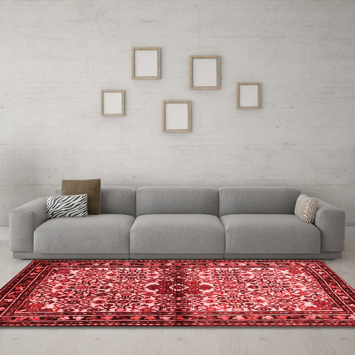 Traditional Red Washable Rugs