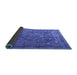 Sideview of Persian Blue Traditional Rug, tr3420blu