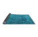 Sideview of Persian Light Blue Traditional Rug, tr3420lblu