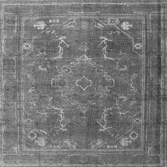 Serging Thickness of Persian Gray Traditional Rug, tr3420gry