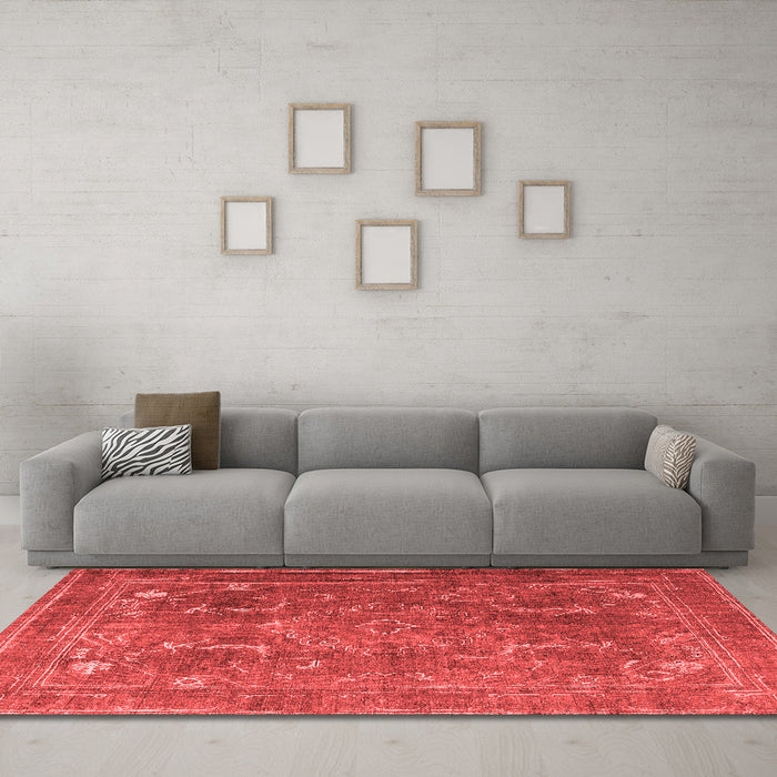 Traditional Red Washable Rugs
