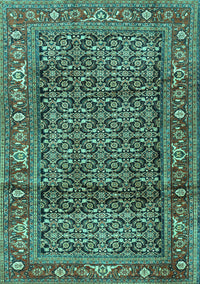 Persian Turquoise Traditional Rug, tr3421turq
