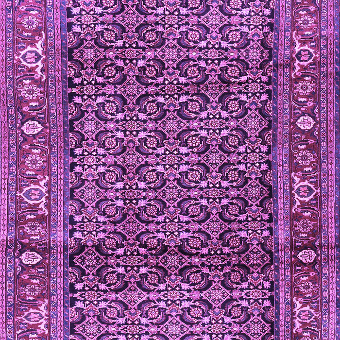 Machine Washable Persian Purple Traditional Area Rugs, wshtr3421pur