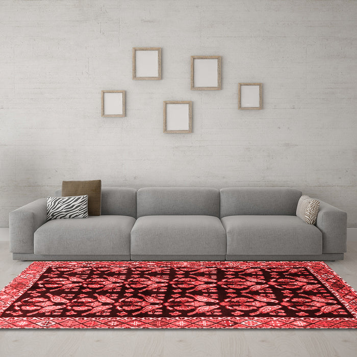 Traditional Red Washable Rugs