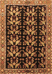 Persian Brown Traditional Rug, tr3422brn