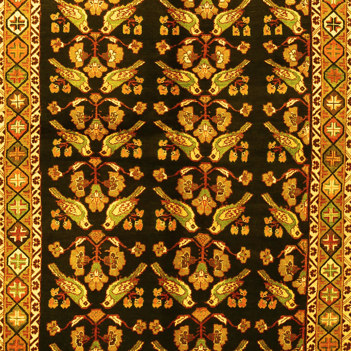 Persian Yellow Traditional Rug, tr3422yw