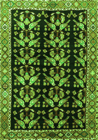 Persian Green Traditional Rug, tr3422grn