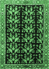 Persian Emerald Green Traditional Rug, tr3422emgrn
