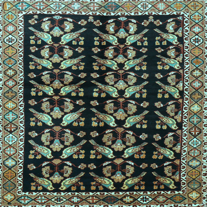 Square Persian Light Blue Traditional Rug, tr3422lblu
