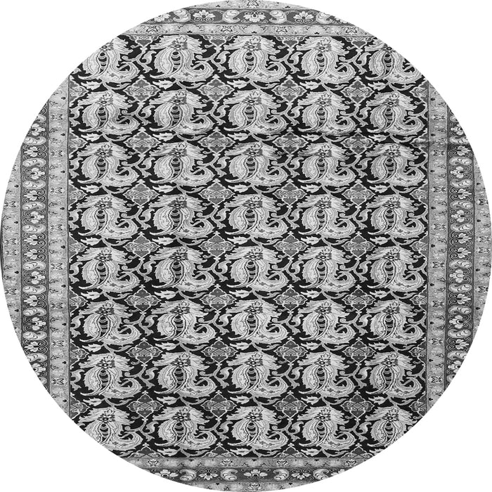 Square Persian Gray Traditional Rug, tr3423gry