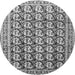Square Persian Gray Traditional Rug, tr3423gry