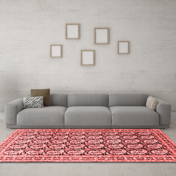 Traditional Red Washable Rugs