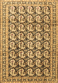 Persian Brown Traditional Rug, tr3423brn