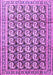 Machine Washable Persian Purple Traditional Area Rugs, wshtr3423pur