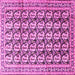 Square Persian Pink Traditional Rug, tr3423pnk