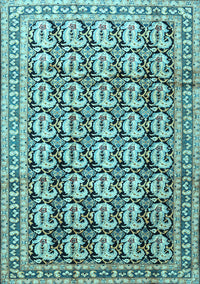 Persian Light Blue Traditional Rug, tr3423lblu