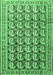 Machine Washable Persian Emerald Green Traditional Area Rugs, wshtr3423emgrn