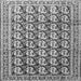 Serging Thickness of Persian Gray Traditional Rug, tr3423gry