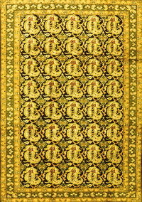 Persian Yellow Traditional Rug, tr3423yw