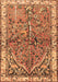 Machine Washable Animal Brown Traditional Rug, wshtr3424brn