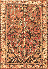 Animal Brown Traditional Rug, tr3424brn