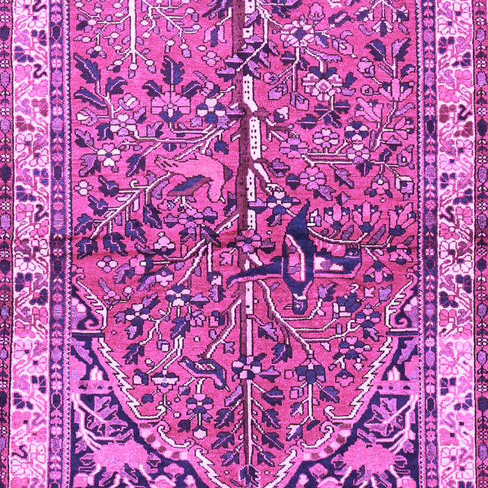 Machine Washable Animal Purple Traditional Area Rugs, wshtr3424pur