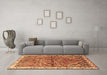 Machine Washable Animal Brown Traditional Rug in a Living Room,, wshtr3425brn