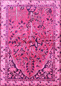 Animal Pink Traditional Rug, tr3425pnk