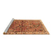 Sideview of Machine Washable Animal Brown Traditional Rug, wshtr3425brn