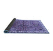 Sideview of Animal Blue Traditional Rug, tr3425blu