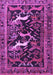 Animal Purple Traditional Rug, tr3426pur