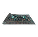 Sideview of Animal Light Blue Traditional Rug, tr3426lblu