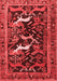 Animal Red Traditional Area Rugs