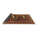 Sideview of Animal Brown Traditional Rug, tr3426brn