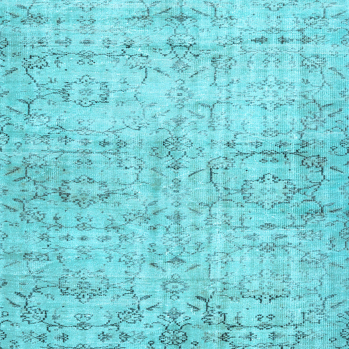 Machine Washable Persian Light Blue Traditional Rug, wshtr3427lblu