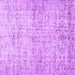 Square Machine Washable Persian Purple Traditional Area Rugs, wshtr3427pur