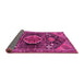 Sideview of Persian Pink Traditional Rug, tr3429pnk