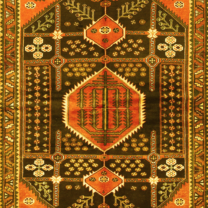Persian Yellow Traditional Rug, tr3429yw